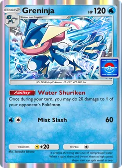 Pokémon-Karte Greninja 019/000