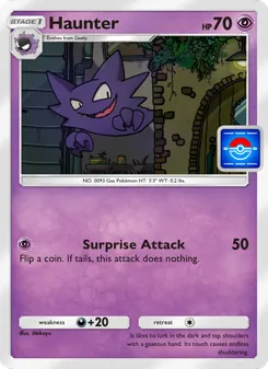Pokémon-Karte Haunter 020/000