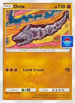 Pokémon-Karte Onix 021/000