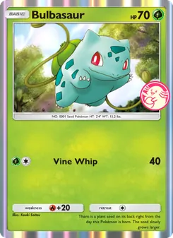Pokémon-Karte Bulbasaur 023/000