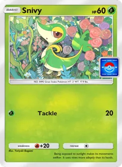 Pokémon-Karte Snivy 027/000
