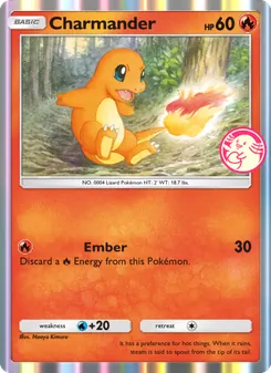 Pokémon-Karte Charmander 032/000