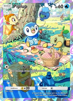 Pokémon-Karte Piplup 034/000