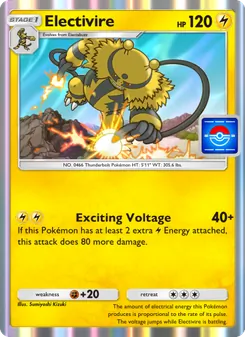 Pokémon-Karte Electivire 036/000