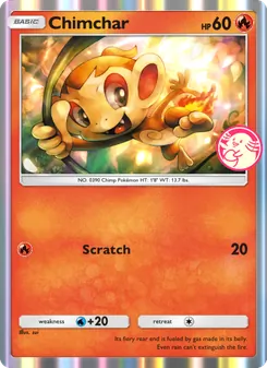 Pokémon-Karte Chimchar 040/000