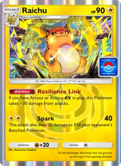 Pokémon-Karte Raichu 044/000