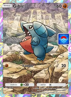 Pokémon-Karte Gible 046/000