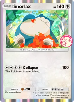 Pokémon-Karte Snorlax 049/000