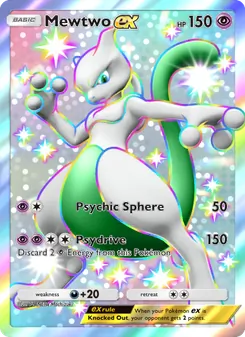 Pokémon-Karte Mewtwo ex 050/000