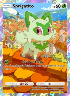 Pokémon-Karte Sprigatito 052/000