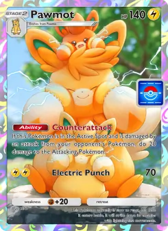 Pokémon-Karte Pawmot 054/000