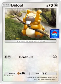 Pokémon-Karte Bidoof 057/000