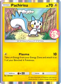 Pokémon-Karte Pachirisu 058/000