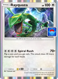 Pokémon-Karte Rayquaza 063/000