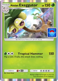 Pokémon-Karte Alolan Exeggutor 069/000