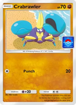 Pokémon-Karte Crabrawler 071/000