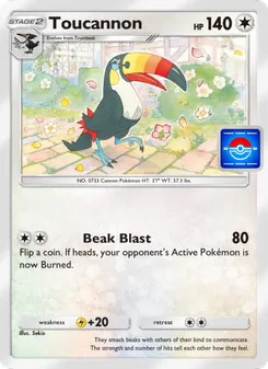 Pokémon-Karte Toucannon 073/000