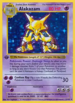 Pokémon-Karte Alakazam 001/102