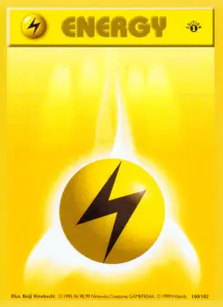Pokémon-Karte Lightning Energy 100/102