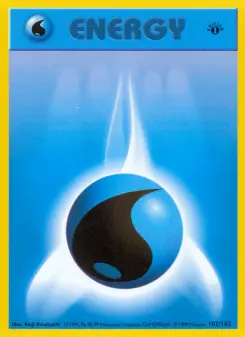 Pokémon-Karte Water Energy 102/102