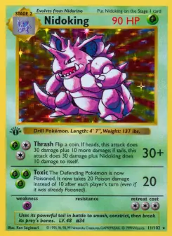 Pokémon-Karte Nidoking 011/102
