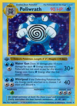 Pokémon-Karte Poliwrath 013/102