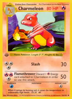 Pokémon-Karte Charmeleon 024/102