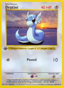 Pokémon-Karte Dratini 026/102
