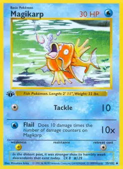 Pokémon-Karte Magikarp 035/102