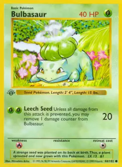Pokémon-Karte Bulbasaur 044/102