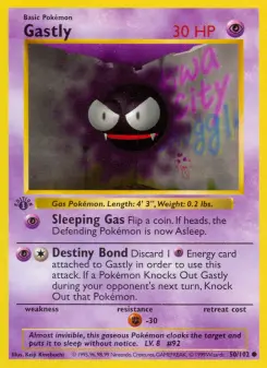 Pokémon-Karte Gastly 050/102