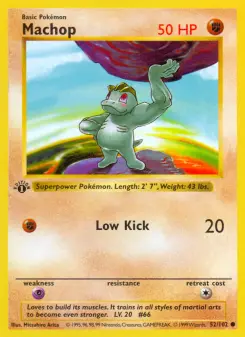 Pokémon-Karte Machop 052/102