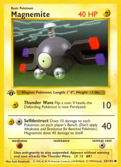 Pokémon-Karte Magnemite 053/102