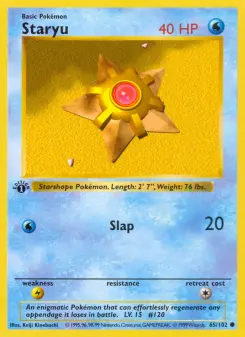 Pokémon-Karte Staryu 065/102