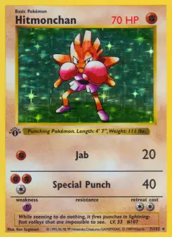 Pokémon-Karte Hitmonchan 007/102