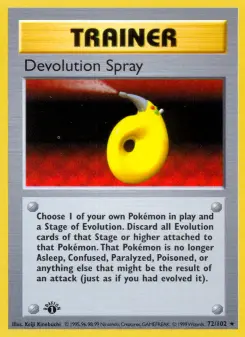Pokémon-Karte Devolution Spray 072/102