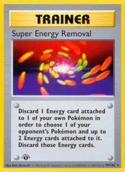 Pokémon-Karte Super Energy Removal 079/102