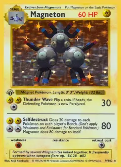 Pokémon-Karte Magneton 009/102