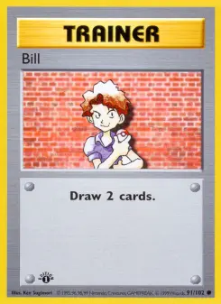 Pokémon-Karte Bill 091/102