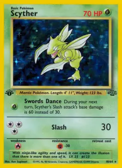 Pokémon-Karte Scyther 010/064