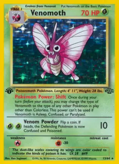 Pokémon-Karte Venomoth 013/064