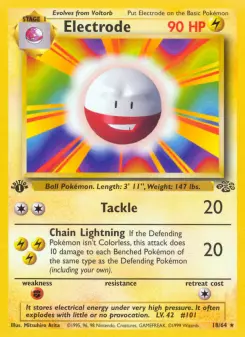 Pokémon-Karte Electrode 018/064