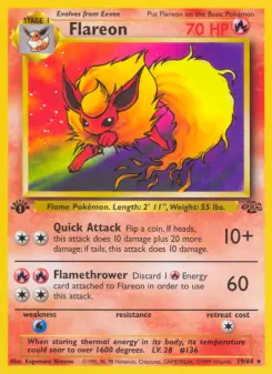 Pokémon-Karte Flareon 019/064