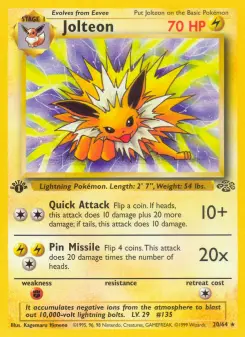 Pokémon-Karte Jolteon 020/064