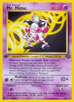 Pokémon-Karte Mr. Mime 022/064