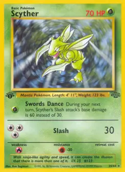 Pokémon-Karte Scyther 026/064