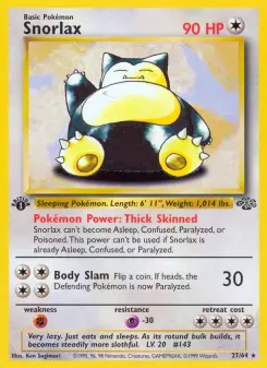 Pokémon-Karte Snorlax 027/064