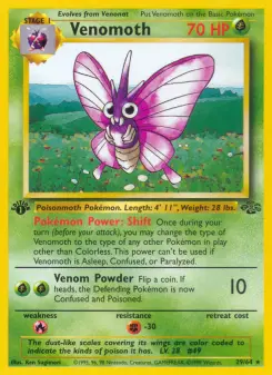 Pokémon-Karte Venomoth 029/064