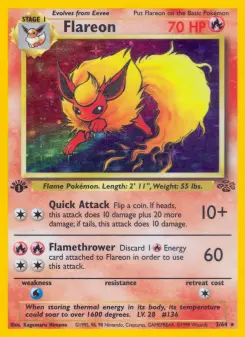 Pokémon-Karte Flareon 003/064