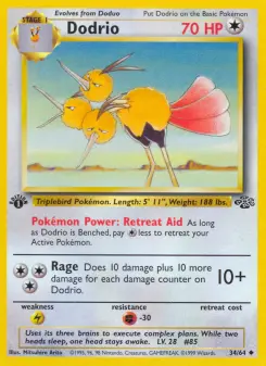 Pokémon-Karte Dodrio 034/064
